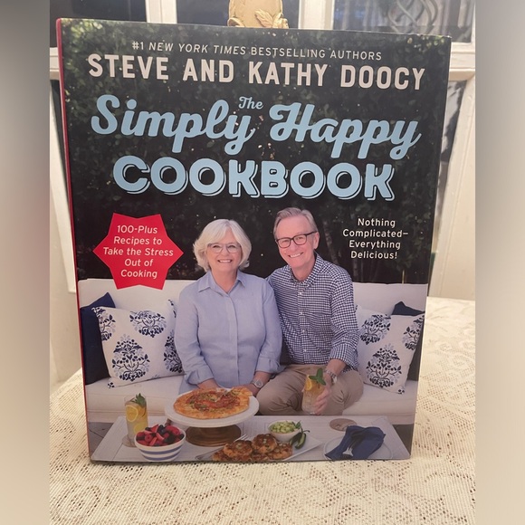 Lot Of 2 “ The Simply Happy Cookbook & The Happy In A Hurry Steve & Kathy Doocy - Picture 5 of 7